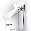 Смеситель для раковины AM-PM X-Joy F85A92000 хром