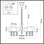 Люстра подвесная Lumion NEOCLASSI 3733/6 360Вт 6 лампочек E27