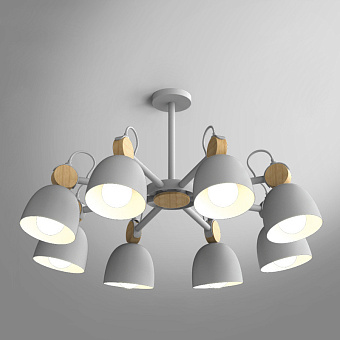 Люстра потолочная ImperiumLOFT Rolla 178073-26 480Вт 8 лампочек E27