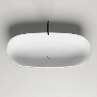 Ванна каменная SALINI GRECA 103021MRH S-Stone матовая 180х80см отдельностоящая