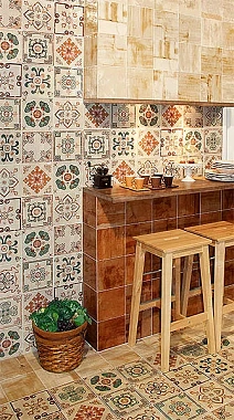 Напольная плитка MAINZU Verona PT02406 Decor Pav. 20х20см 1кв.м. неполированная