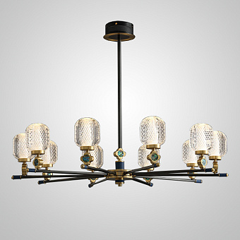 Люстра потолочная ImperiumLOFT Luara 193365-23 400Вт 10 лампочек G9