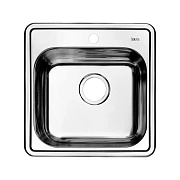 Мойка кухонная IDDIS Strit STR48P0i77K 48,5х48,5см сталь