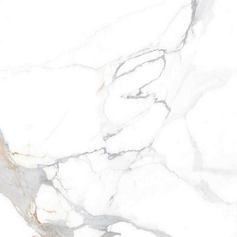 Полированный керамогранит Global Tile Calacatta Imperial_GT GT60606103PR белый 60х60см 1,44кв.м.