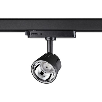 Трековый светильник Novotech PORT 358717 10Вт LED чёрный для трёхфазного трека