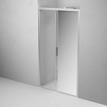 Душевая дверь AM-PM Gem Solo W90G-110-1-195MMir 195х110см стекло зеркальное
