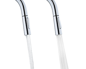 Смеситель для кухни VITRA Masterline A42145EXP выдвижной излив хром