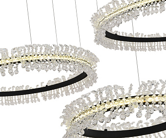 Люстра подвесная KINK Light Лаура 08246,19PA 110Вт 3 лампочек LED