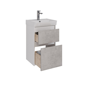 Тумба под раковину напольная LEMARK Combi LM03C45T-Beton 35х42,6х65см