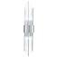 Бра CRYSTAL LUX ATENTO ATENTO AP2 CHROME/TRANSPARENTE 120Вт E14