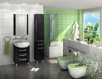 Раковина встраиваемая сверху Акватон Смайл 1WH207782 65х44,5см