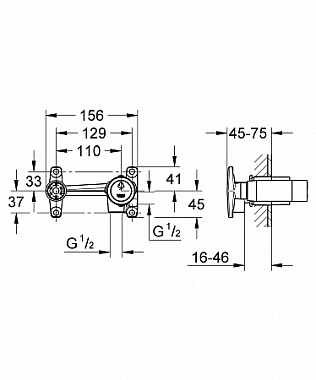 Внутренняя часть смесителя GROHE 32635000
