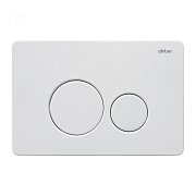 Панель смыва Abber AC0121MW белый матовый