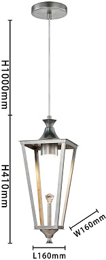 Светильник подвесной Favourite Lampion 4002-1P 5Вт GU10 LED