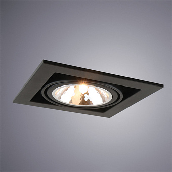 Светильник точечный встраиваемый Arte Lamp CARDANI SEMPLICE A5949PL-1BK 40Вт G9