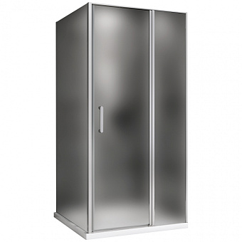 Угловое ограждение Abber Sonnenstrand AG04120MS-S80M 195х80см стекло матовое
