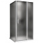 Угловое ограждение Abber Sonnenstrand AG04120MS-S80M 195х80см стекло матовое