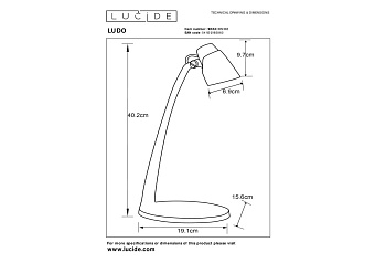 Светильник подвесной Lucide LUDO 18660/05/02 4,5Вт LED