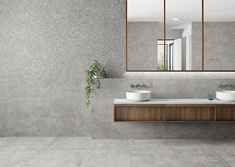 Матовый керамогранит PERONDA CERAMICAS Downtown 4D 31014 Grey SP 100х100см 2кв.м.