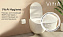 Унитаз подвесной VITRA Mia Round 7510B003-0075 безободковый без микролифта
