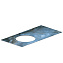 Столешница KERAMA MARAZZI Cono CO2.SG567502R.97 Керамогранит 97х48,3см синий