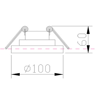 Светильник точечный встраиваемый Maytoni Planet DL035-2-L6B 11Вт LED