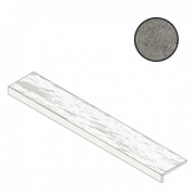 Плитка для ступеней Atlas Concord Италия Boost Stone A7QF Smoke Elemento L Grip 33х120см 0,396кв.м. матовая
