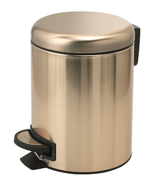 Мусорное ведро Gedy G-Potty 3209(87) золото матовое 3л с педалью