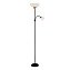 Торшер Arte Lamp DUETTO A9569PN-2BK 85Вт E27 2 плафонов