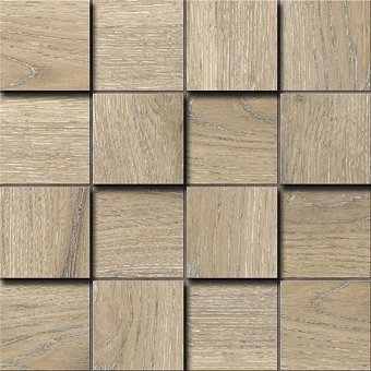 Керамическая мозаика ESTIMA DAINTREE Mosaic/DA02_NS/30x30x10/Chess-3D/7,5x7,5 Chess-3D Rusty Beige 30х30см 0,36кв.м.