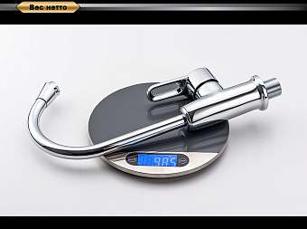 Смеситель для кухни D&K Rhein.Paulinus DA1352401 высокий излив хром