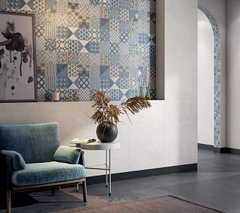 Настенная плитка KERAMA MARAZZI Онда 11219R серый 30х60см 1,26кв.м. матовая