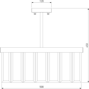 Люстра Bogate's Eclipse 358/5 300Вт 5 лампочек E14
