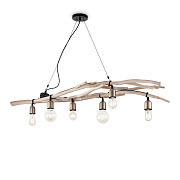 Люстра подвесная IDEAL LUX DRIFTWOOD 180922 60Вт 6 лампочек E27