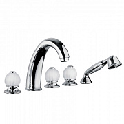 Смеситель для ванны Bongio Rivoli 05531CR00D хром