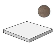 Плитка для ступеней Atlas Concord Италия MEK AMQN Bronze Scalino Angolare Sx 33х33см 0,109кв.м. матовая