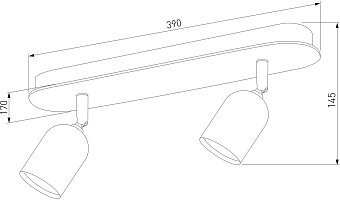 Светильник потолочный TK Lighting Top 3295 50Вт GU10
