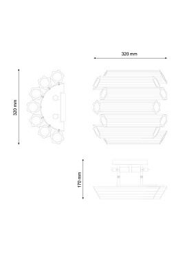 Бра Lucia Tucci RUMBA W1072.4 chrome 60Вт G4