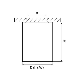 Светильник точечный накладной Lightstar RETTANGO 052077 50Вт GU10