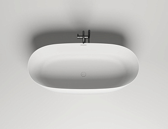 Ванна каменная SALINI SOFIA 102511G S-Sense глянцевая 165х75см отдельностоящая