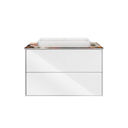 Тумба под раковину подвесная KERAMA MARAZZI Plaza Modern PL.M.80.2-WHT 48х80х51,1см