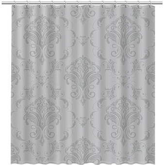 Шторка для ванной FIXSEN Korsar FX-2518 200х180см серый