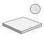 Плитка для ступеней Atlas Concord Италия MARVEL STONE ATD8 Bianco Dolomite Scalino Ang. Sx 33х33см 0,109кв.м. матовая