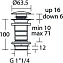Донный клапан IDEAL STANDARD E1483XG