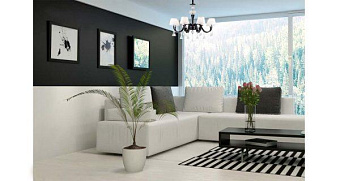 Люстра подвесная Lucia Tucci PELLE NERRE 120.8 480Вт 8 лампочек E14