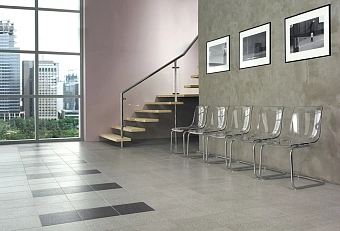 Матовый керамогранит CERSANIT Milton ML4A526 светло-серый 30х30см 1,06кв.м.