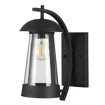 Светильник фасадный Odeon NATURE 4837/1W 60Вт IP44 E27 чёрный