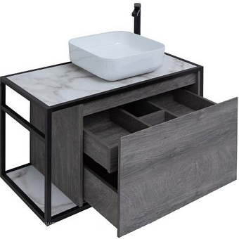 Тумба под раковину подвесная AQUANET Nova Lite Loft 261655 44х90х51,8см