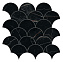 Керамическая мозаика Atlas Concord Италия Marvel Dream 9MFK Fan Black Atlantis 29,2х29см 0,508кв.м.