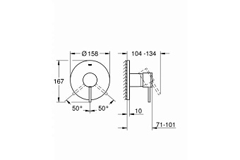 Смеситель для душа GROHE Atrio New 24065003 хром
